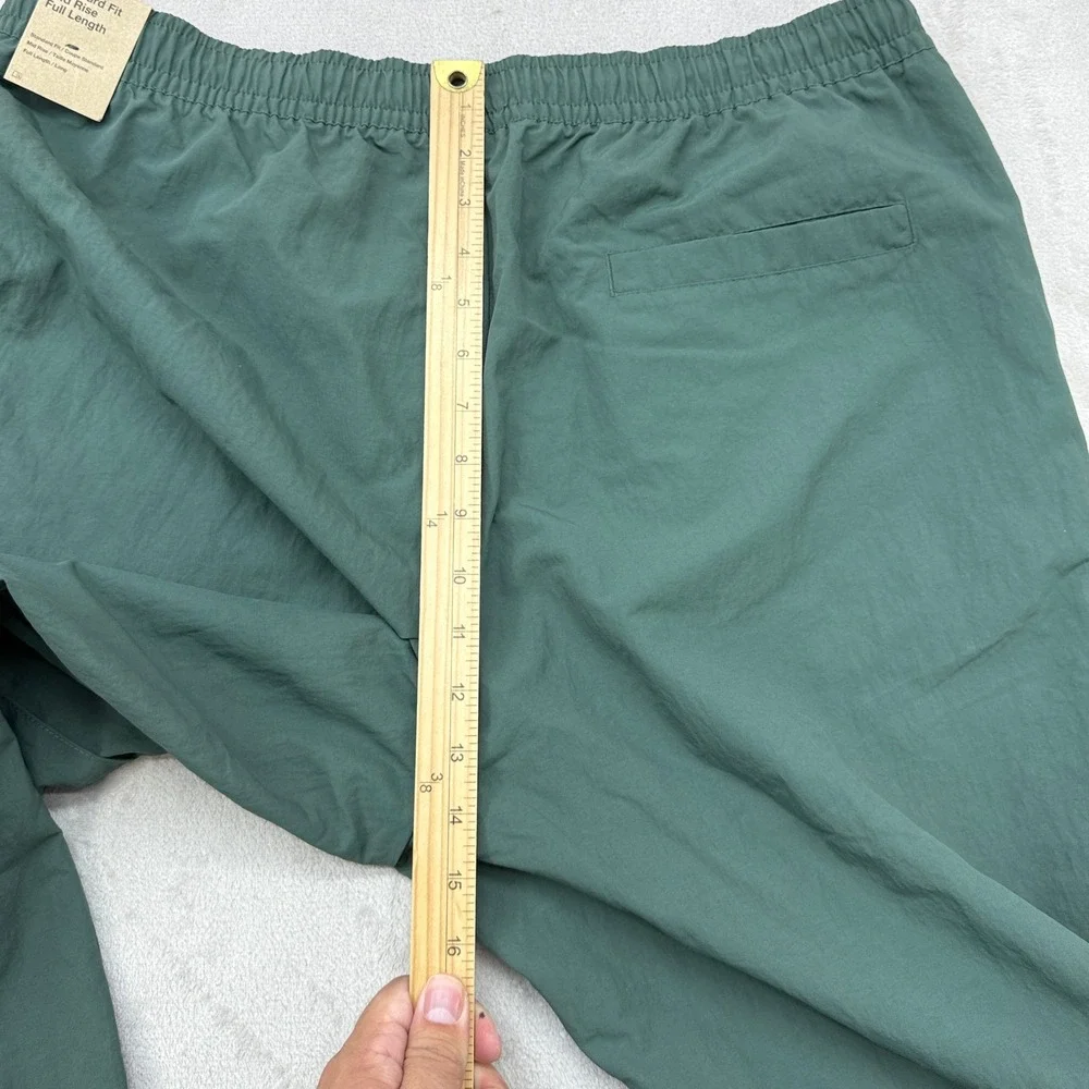 Nike Woven Track Pants Mens XL Green Bungee Cuff Nylon Sportswear FQ3588-338